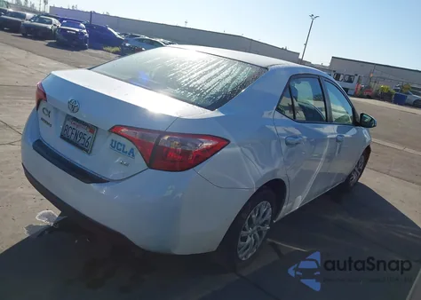 2018 Toyota Corolla Le from USA, damaged, VIN 5YFBURHE6JP776349